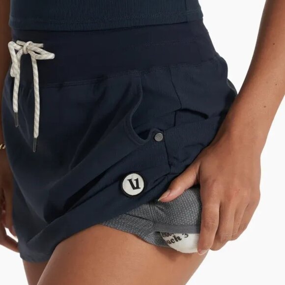Vuori Seabreeze Skirt ✨ Ink (Navy Blue) ✨ Medium - Picture 10 of 10